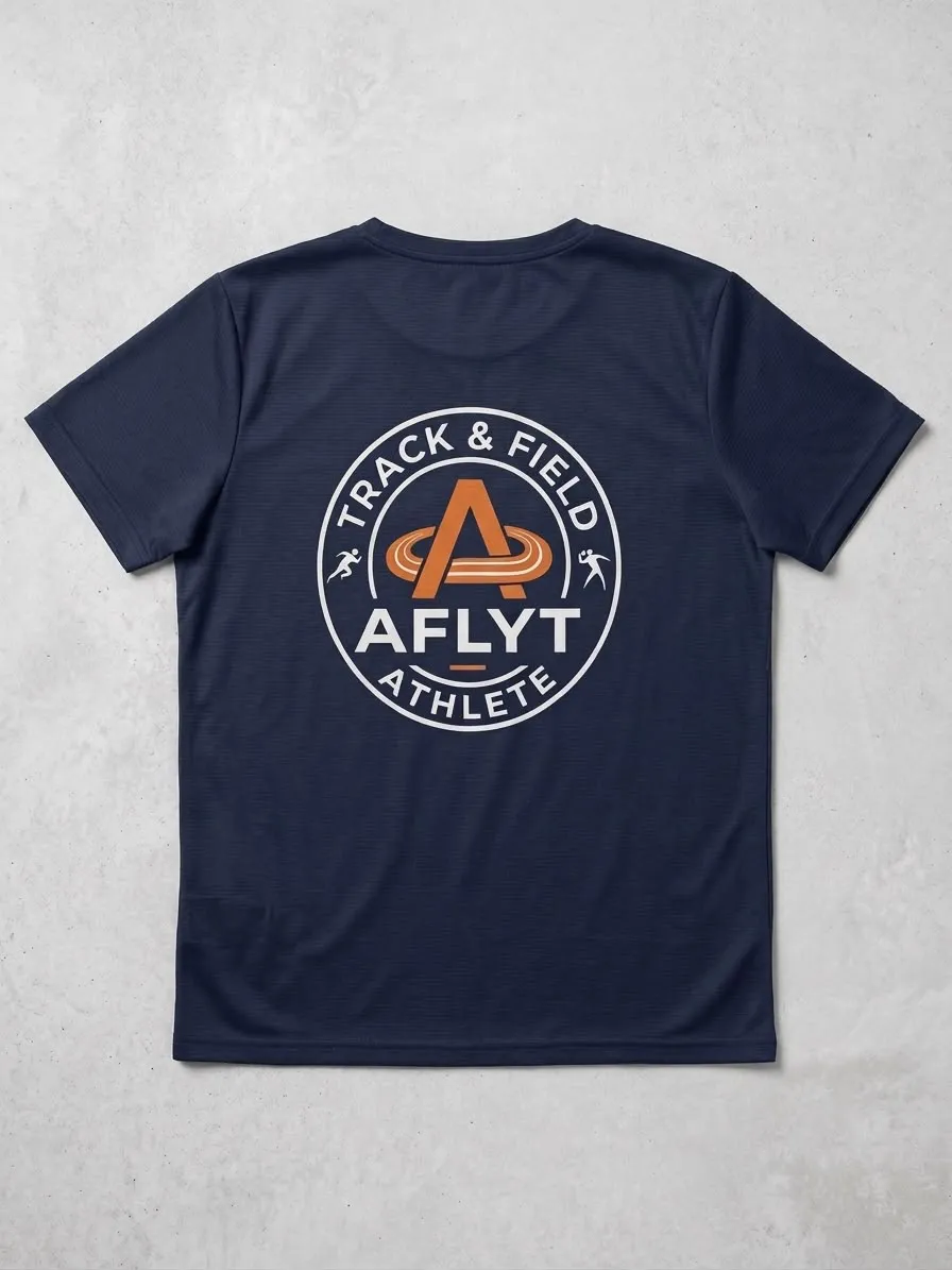 aflyt - track and field tshirt back